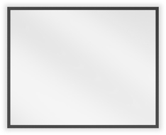 Mexen Loft oglindă de baie dreptunghiulară 50 x 40 cm, cadru negru - 9852-050-040-000-70