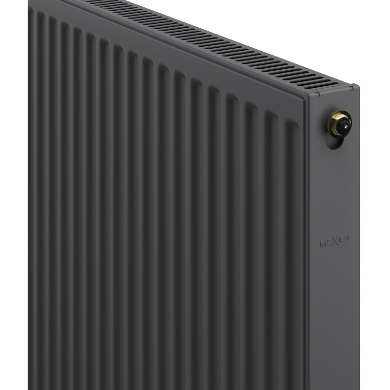 Mexen CV11 900 x 1500 mm-es lemezradiátor, alsó csatlakozás, 1910 W, antracit - W611-090-150-66