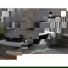 Mexen Loft oglindă baie dreptunghiulară 60 x 40 cm, ramă neagră - 9852-060-040-000-70