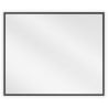 Mexen Loft oglindă de baie dreptunghiulară 60 x 50 cm, ramă neagră - 9852-060-050-000-70