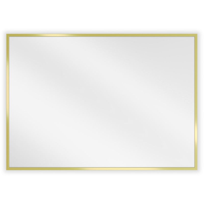 Mexen Loft oglindă baie dreptunghiulară 70 x 50 cm, cadru auriu - 9852-070-050-000-50