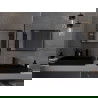 Oglindă baie dreptunghiulară Mexen Loft 70 x 50 cm, ramă neagră - 9852-070-050-000-70