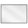 Mexen Loft oglindă de baie dreptunghiulară 70 x 50 cm, ramă neagră - 9852-070-050-000-70