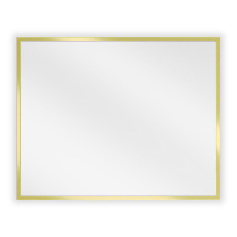 Mexen Loft oglindă baie dreptunghiulară 50 x 40 cm, ramă aurie - 9852-050-040-000-50