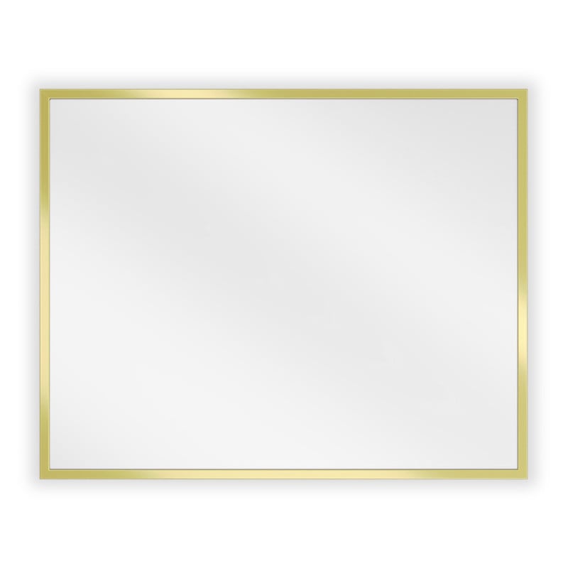 Mexen Loft oglindă de baie dreptunghiulară 50 x 40 cm, ramă aurie - 9852-050-040-000-50