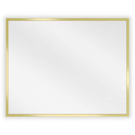 Mexen Loft oglindă de baie dreptunghiulară 50 x 40 cm, ramă aurie - 9852-050-040-000-50