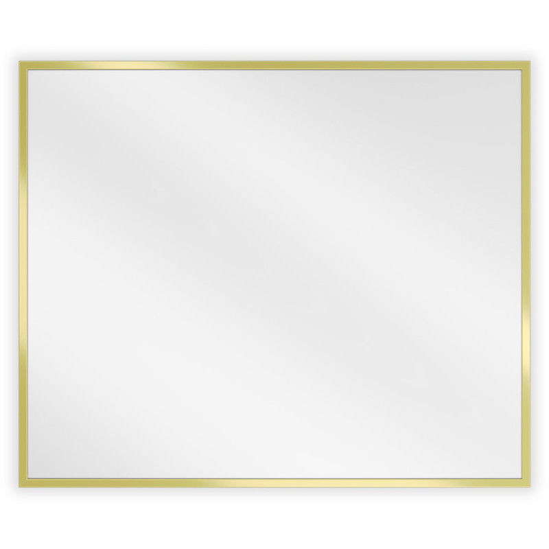 Mexen Loft oglindă de baie dreptunghiulară 60 x 50 cm, ramă aurie - 9852-060-050-000-50