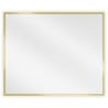 Oglindă de baie rectangulaă Mexen Loft 60 x 50 cm, ramă aurie - 9852-060-050-000-50
