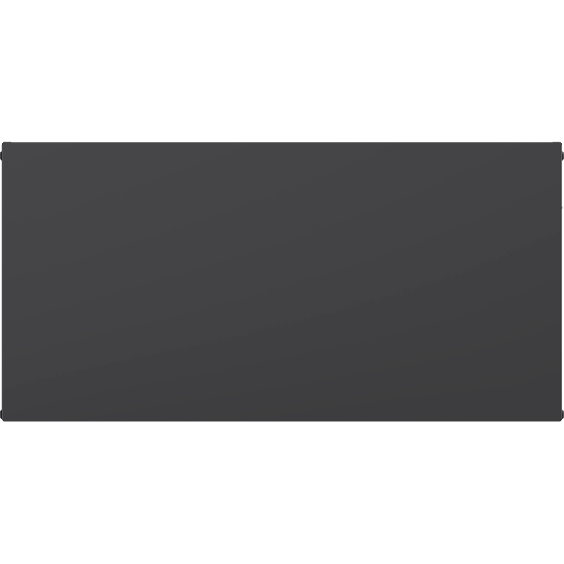 Mexen Flat CF33 sík radiátor 300 x 1300 mm, oldalsó csatlakozás, 1612 W, antracit - W433F-030-130-66