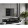 Mexen Loft oglindă de baie dreptunghiulară 80 x 60 cm, cadru auriu - 9852-080-060-000-50