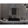 Mexen Loft négyszögletes fürdőszobai tükör 80 x 60 cm, arany keret - 9852-080-060-000-50