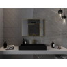Mexen Loft oglindă de baie dreptunghiulară 80 x 60 cm, ramă aurie - 9852-080-060-000-50