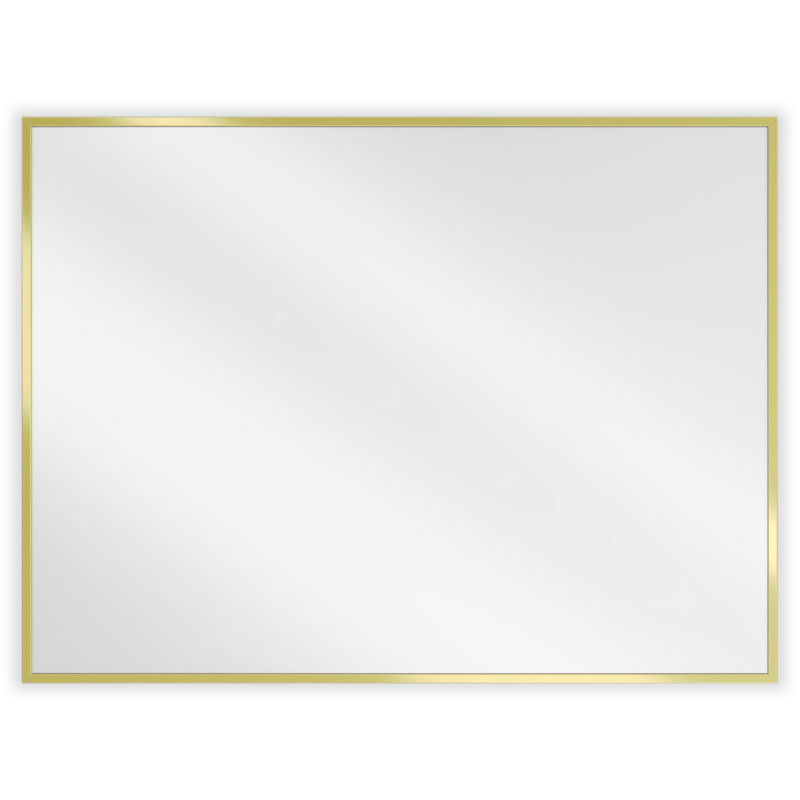 Mexen Loft oglindă dreptunghiulară pentru baie 80 x 60 cm, ramă aurie - 9852-080-060-000-50