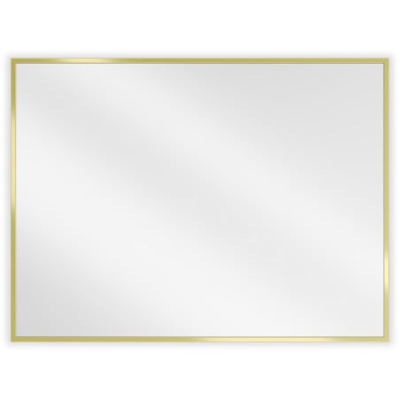 Mexen Loft négyszögletes fürdőszobai tükör 80 x 60 cm, arany keret - 9852-080-060-000-50