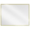 Mexen Loft oglindă de baie dreptunghiulară 80 x 60 cm, cadru auriu - 9852-080-060-000-50