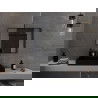 Mexen Loft téglalap alakú fürdőszobai tükör 80 x 60 cm, fekete keret - 9852-080-060-000-70
