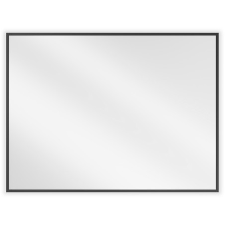 Mexen Loft téglalap alakú fürdőszobai tükör 80 x 60 cm, fekete keret - 9852-080-060-000-70