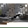 Mexen Loft oglindă de baie dreptunghiulară 80 x 60 cm, ramă neagră - 9852-080-060-000-70