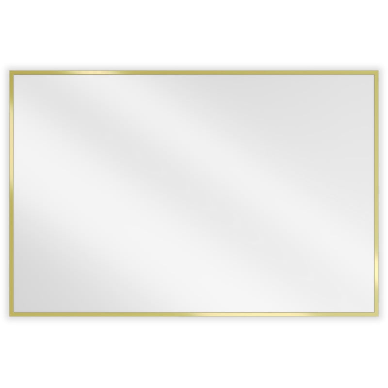 Oglindă de baie dreptunghiulară Mexen Loft 90 x 60 cm, ramă aurie - 9852-090-060-000-50