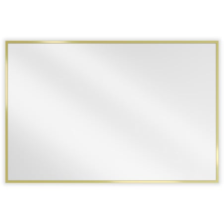 Oglindă de baie dreptunghiulară Mexen Loft 90 x 60 cm, ramă aurie - 9852-090-060-000-50