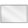 Mexen Loft téglalap alakú fürdőszobai tükör 90 x 60 cm, fekete keret - 9852-090-060-000-70