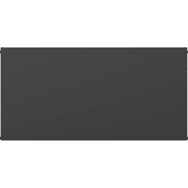 Mexen Flat CF33 lapos radiátor 400 x 1100 mm, oldalsó csatlakozás, 1740 W, antracit - W433F-040-110-66