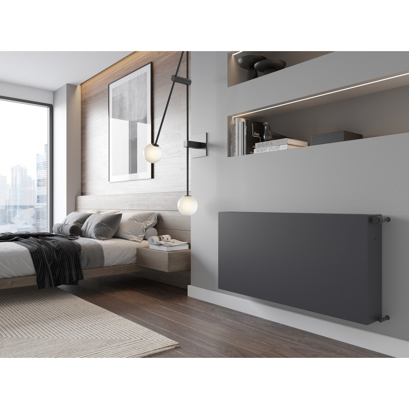 Mexen CF33 Radiator plan Flat 600 x 600 mm, racordare laterală, 1320 W, antracit - W433F-060-060-66