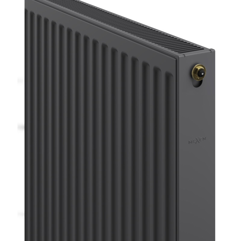 Mexen CV21 radiator plat 400 x 1300 mm, conectare inferioară, 1204 W, antracit - W621-040-130-66