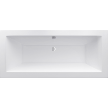 Mexen Cube cadă dreptunghiulară 190 x 80 cm, albă - 55051908000