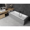 Mexen Cube cada rectangular 190 x 90 cm, alb - 55051909000