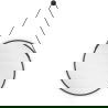 Mexen String oglindă de baie rotundă 50 cm, ramă neagră - 9854-050-050-000-70