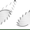Mexen String oglindă baie rotundă 60 cm, ramă neagră - 9854-060-060-000-70