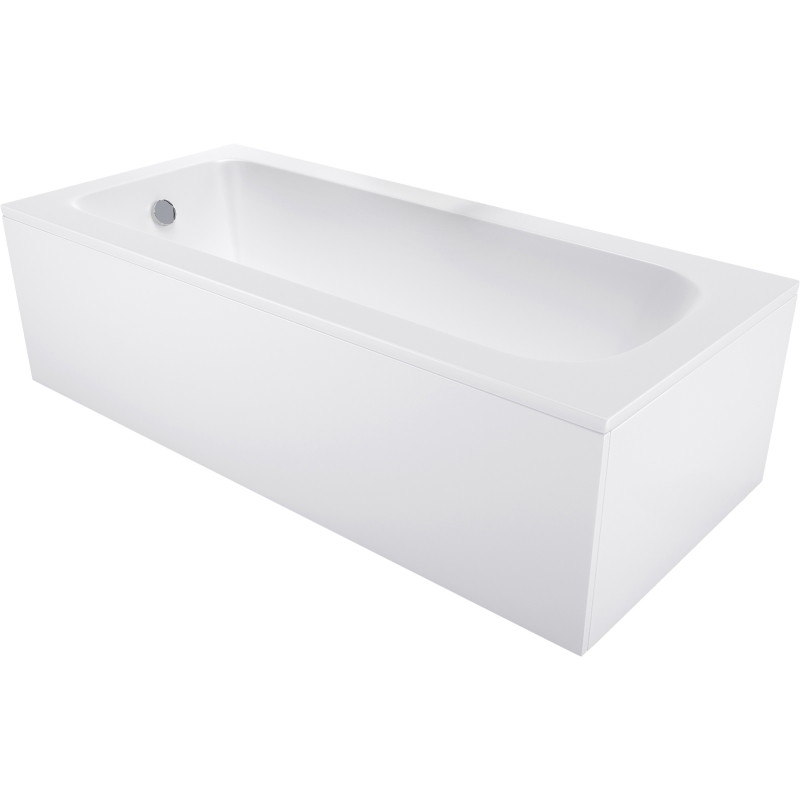 Mexen Vega 130 x 70 cm-es téglalap alakú kád burkolattal, fehér - 55011307000X