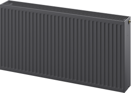 Mexen CV33 lapos radiátor 600 x 2600 mm, alsó csatlakozás, 6070 W, antracit - W633-060-260-66