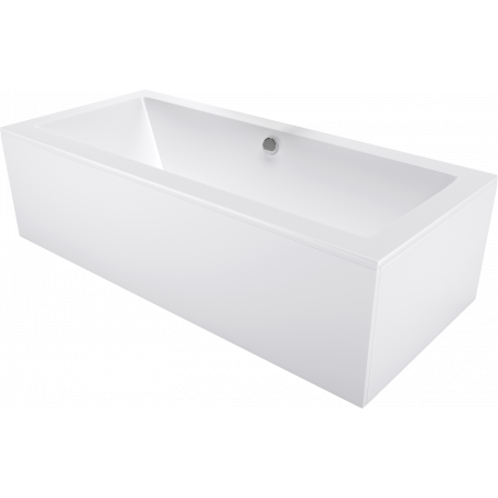 Mexen Cube cadă dreptunghiulară 160 x 70 cm cu mască, albă - 55051607000X