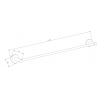 Mexen Remo cuier pentru prosop, Neagră - 7050724-70