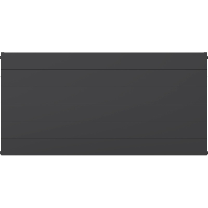 Mexen CL33 Line lapos radiátor 300 x 1800 mm, oldalsó csatlakozás, 2232 W, antracit - W433L-030-180-66