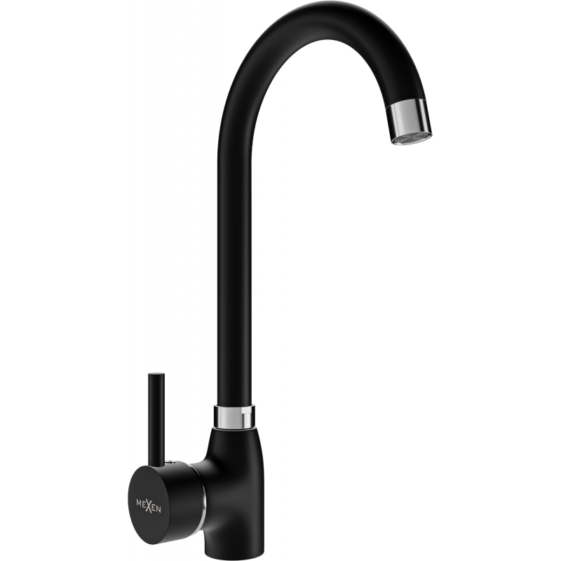 Mexen Telma baterie de bucătărie, Neagră - 670200-70