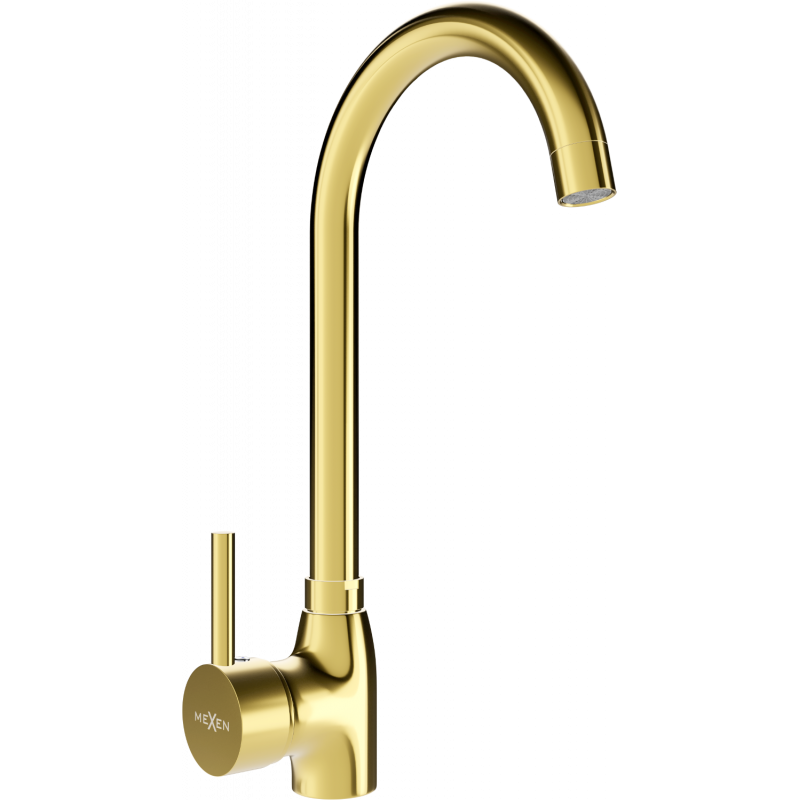 Mexen Telma baterie de bucătărie, auriu - 670200-50