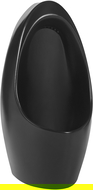 Mexen Lucas pisuar suspendat, negru mat - 37027070
