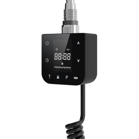 Mexen FA-F elektromos fűtőtest Wi-Fi-vel, 300 W, fekete - W953-0300-70