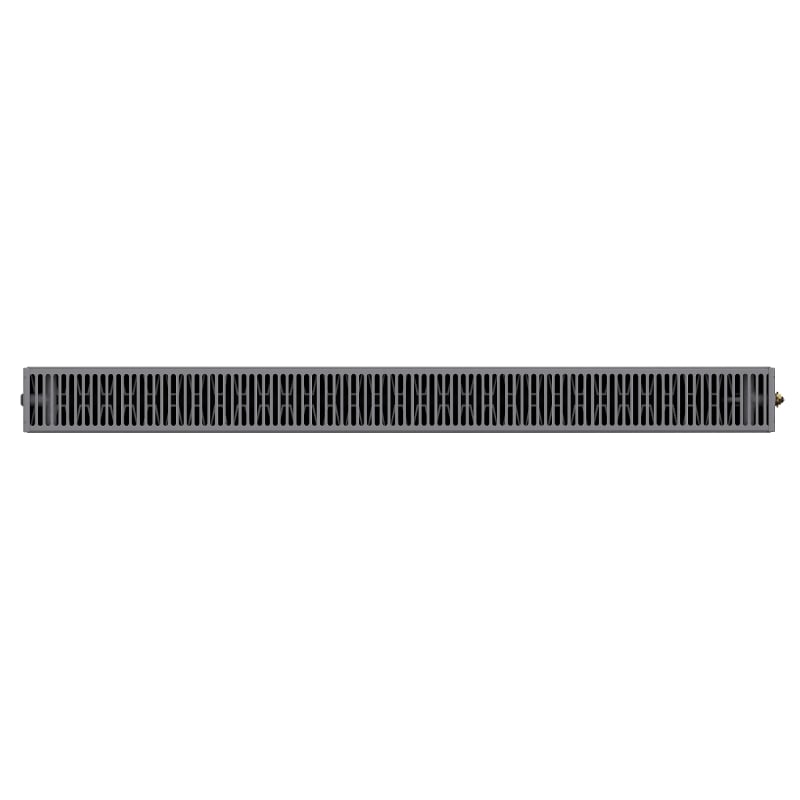 Mexen CVF22 Flat lemezradiátor 400 x 1400 mm, alsó csatlakozás, 1593 W, antracit - W622F-040-140-66