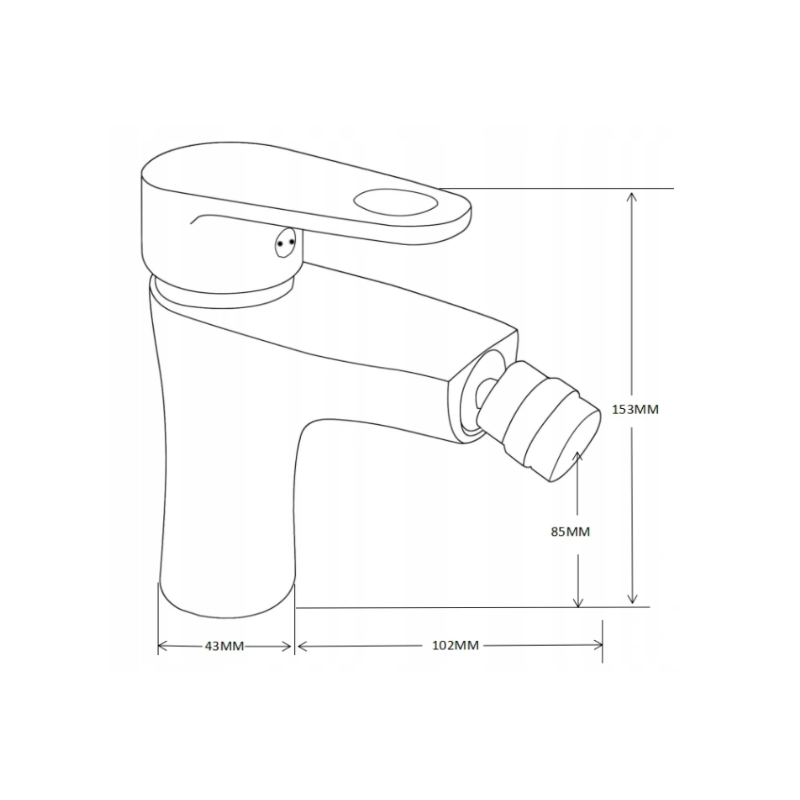 Mexen Kama bidécsaptelep, fekete - 72520-70
