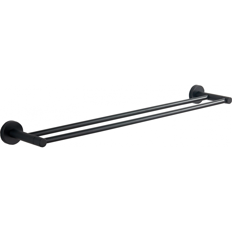 Mexen Remo cuiere dublu pentru prosoape, negru - 7050725-70