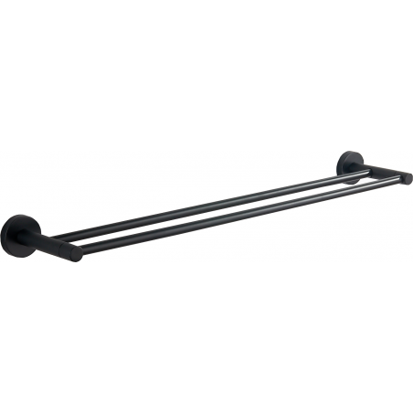 Mexen Remo dupla törölközőtartó, fekete - 7050725-70