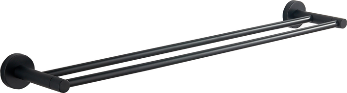 Mexen Remo cuiere dublu pentru prosoape, negru - 7050725-70