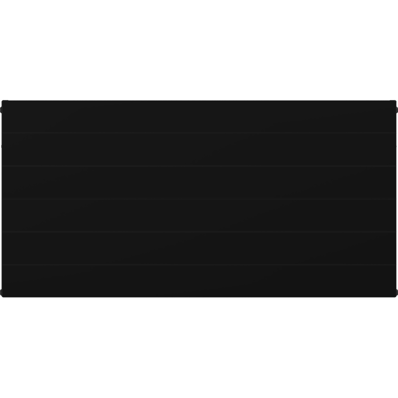 Mexen Line CL22 acéllemez radiátor 600 x 1400 mm, oldalsó csatlakozás, 2215 W, fekete - W422L-060-140-70