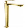 Mexen Ares baterie înaltă de chiuvetă, Aurie - 744110-50