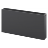 Mexen CVF33 Flat lapos radiátor 400 x 900 mm, alsó csatlakozás, 1423 W, antracit - W633F-040-090-66