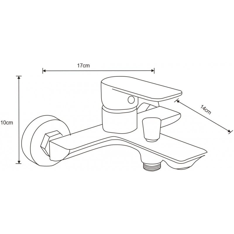 Mexen Alfa baterie de cadă, aurie - 745730-50